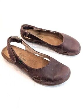 EL NATURALISTA Womens Wakataua N413 Sandal Slingback Flats Shoes Size 38